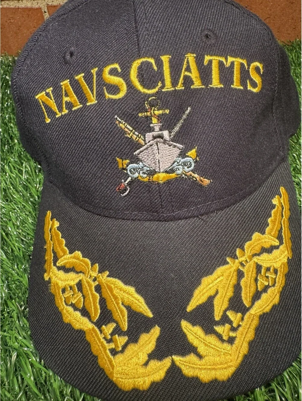 VTG 90’s NAVSCIATTS StrapBack Hat Naval Small Craft Instruction & Tech Training